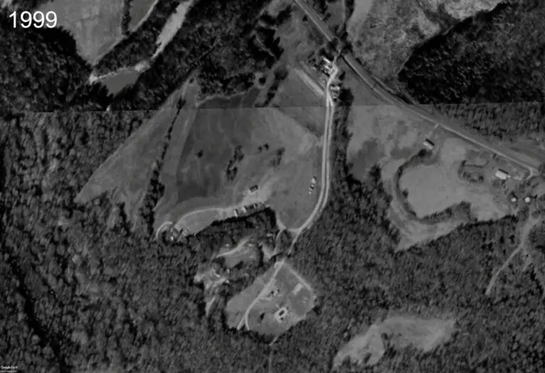 The River's Edge Campground aerial 1999