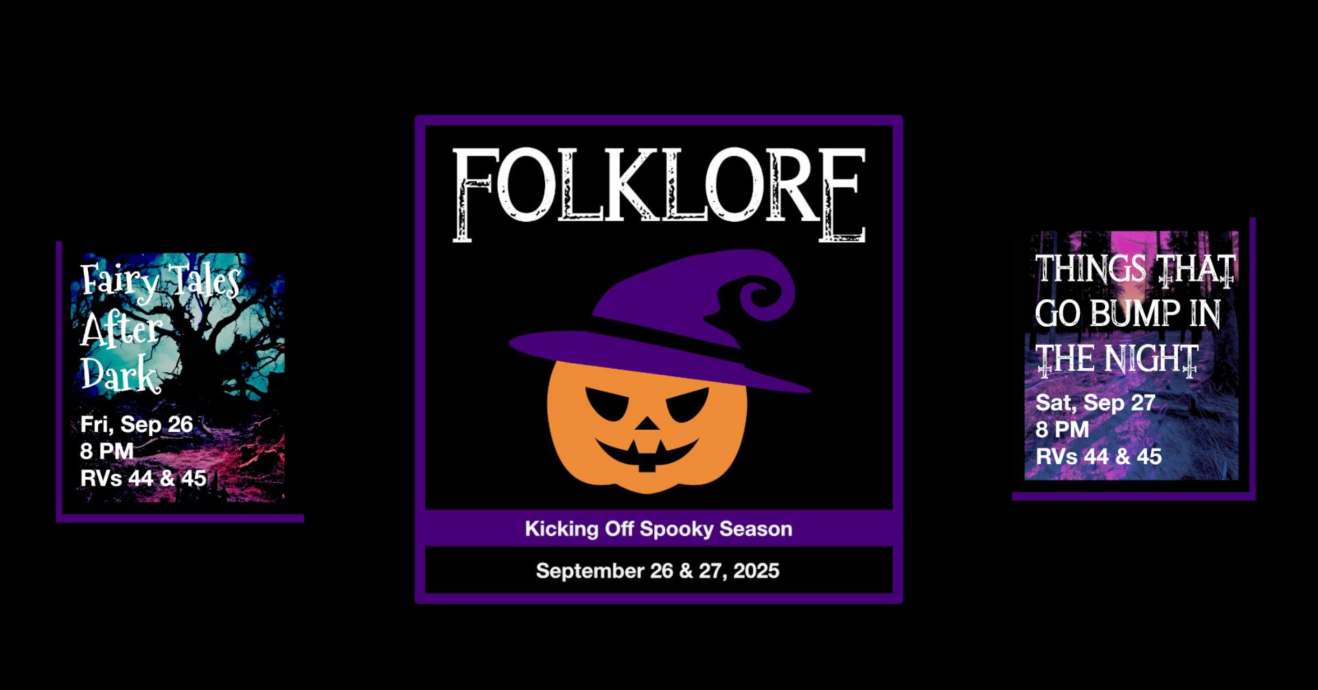 The River's Edge Campground Folklore 2025 Header