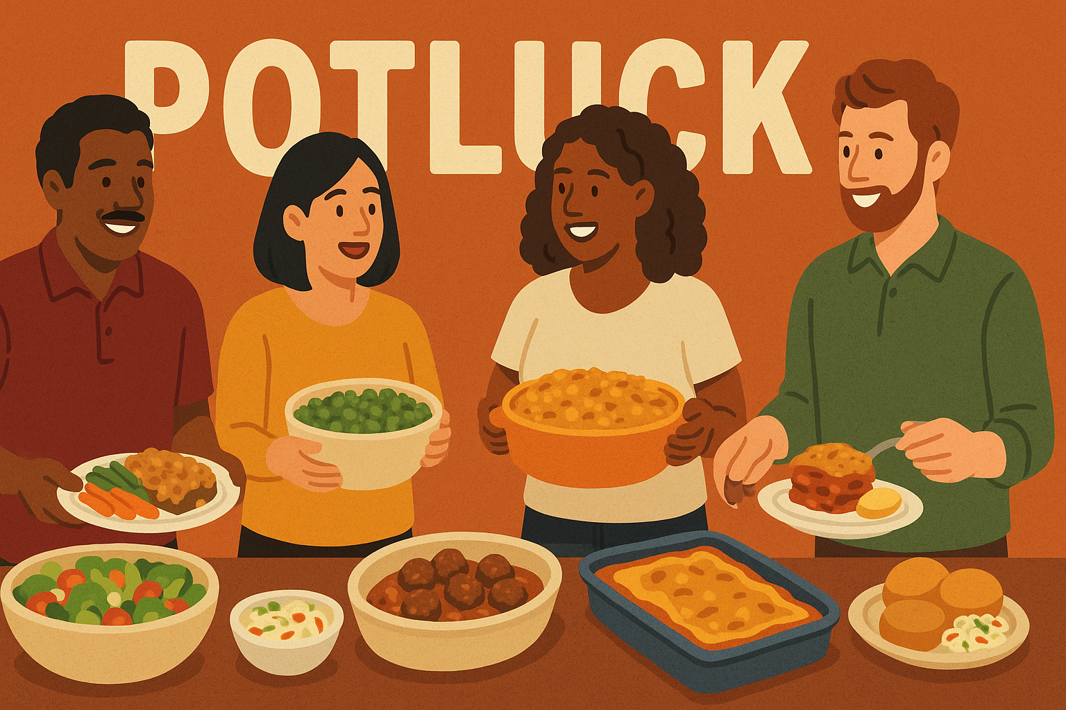 The River's Edge Campground Potluck Event